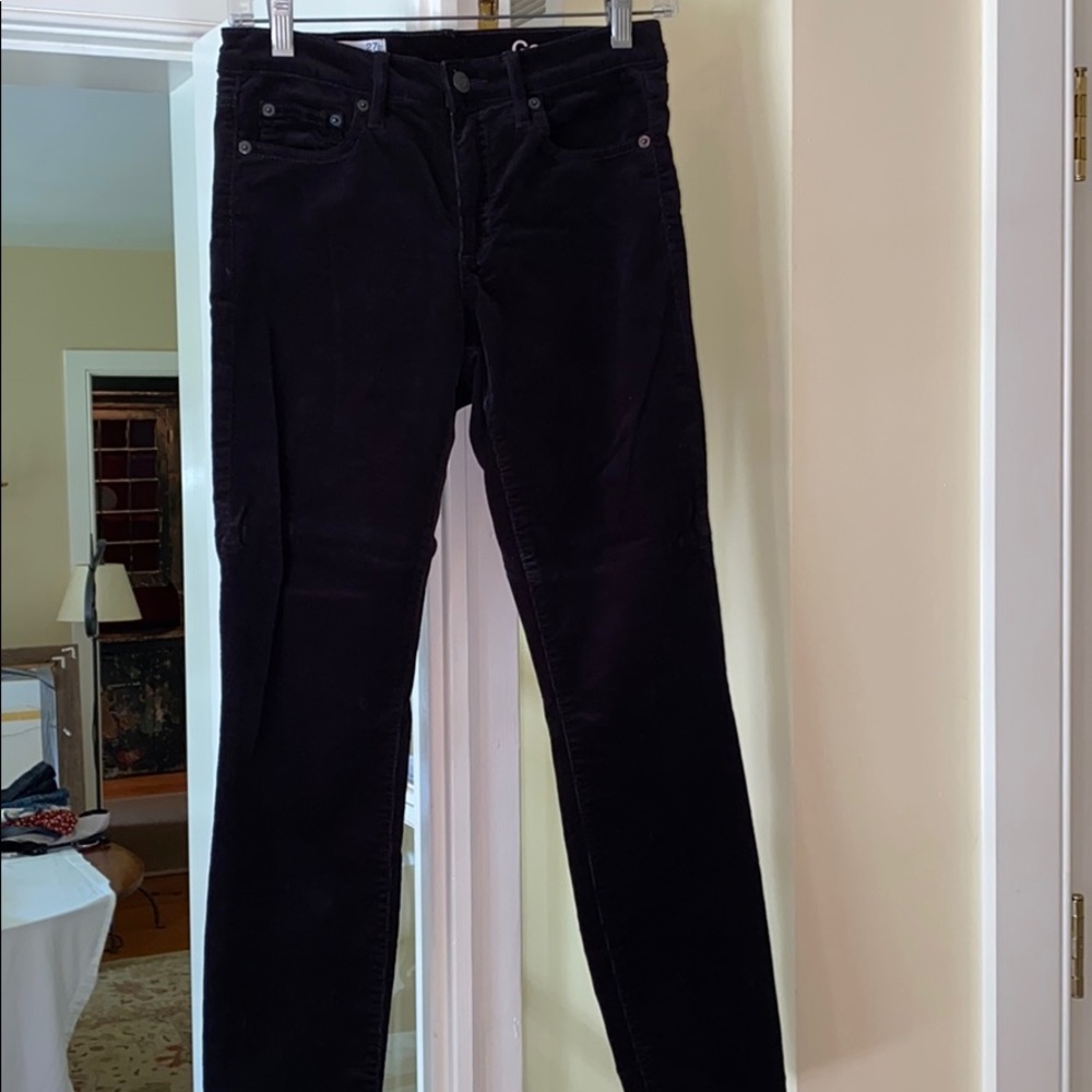 GAP black corduroy pants
